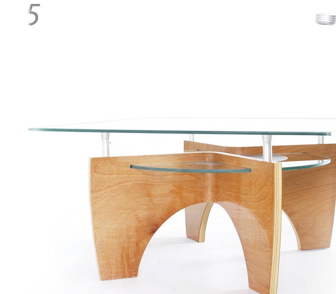 Mesa de la colección Bozan