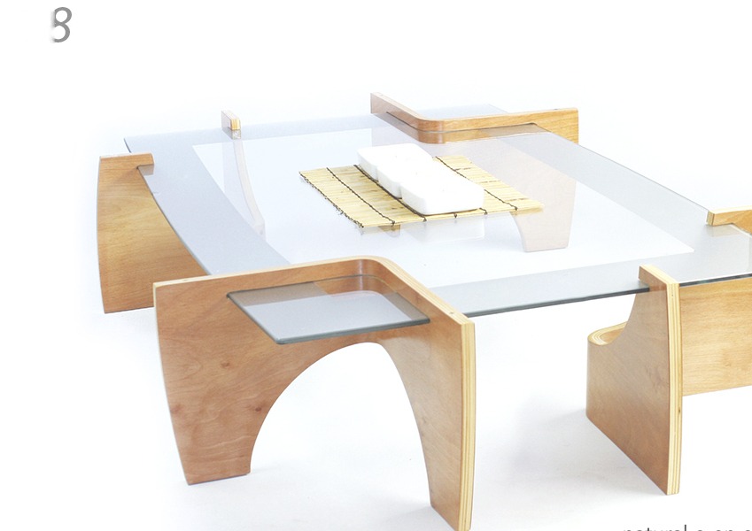 Mesa de la colección Bozan